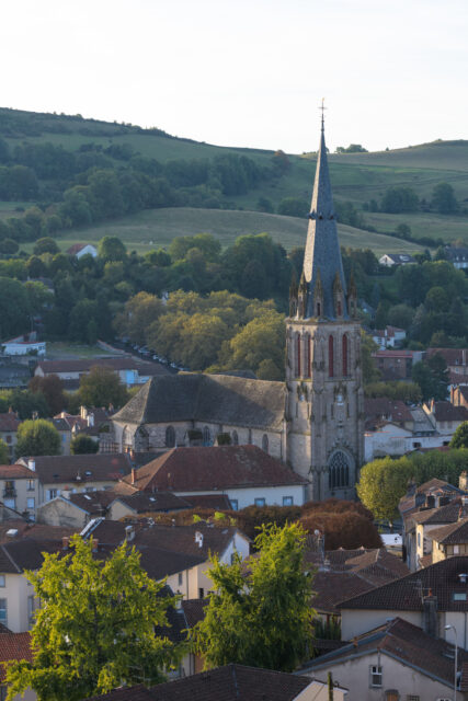 Aurillac : Saint-Géraud depuis le château Saint-Etienne